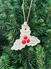 Charger l'image dans la galerie, Boîte de 4 pendentifs Houx pour sapin de Noël
