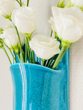 Charger l'image dans la galerie, Vase Mural Bleu Turquoise
