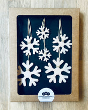 Charger l'image dans la galerie, Boîte de 6 pendentifs Flocons pour sapin de Noël
