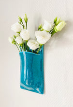 Charger l'image dans la galerie, Vase Mural Bleu Turquoise
