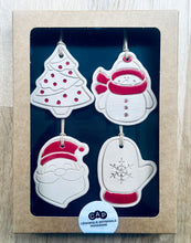 Charger l'image dans la galerie, Boîte de 4 pendentifs pour sapin de Noël
