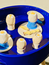 Charger l'image dans la galerie, Plateau Rond Bleu Marine
