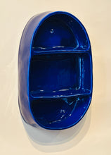 Charger l'image dans la galerie, Étagère Faïence Émail bleu marine brillant
