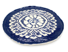 Charger l'image dans la galerie, ASSIETTE DENTELLE BLEU FONCÉ

