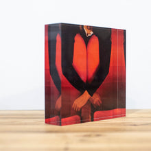 Charger l'image dans la galerie, Bloc Plexi 10x10 cm - COEUR CINEMA
