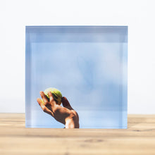 Charger l'image dans la galerie, Bloc Plexi 10x10 cm - BALLE ROLAND GARROS -
