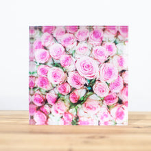 Charger l'image dans la galerie, Bloc Plexi 10x10 cm - ROSES
